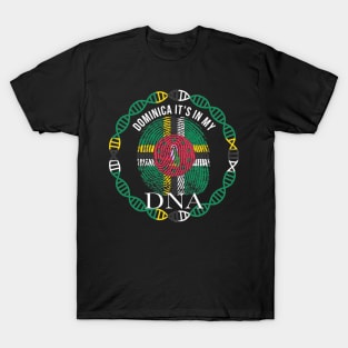 Dominica Its In My DNA - Gift for Dominican From Dominica T-Shirt